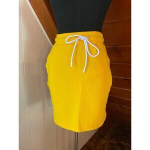 Cotton Citizen x Revolve Brooklyn Skirt in Yellow NWT sz XS